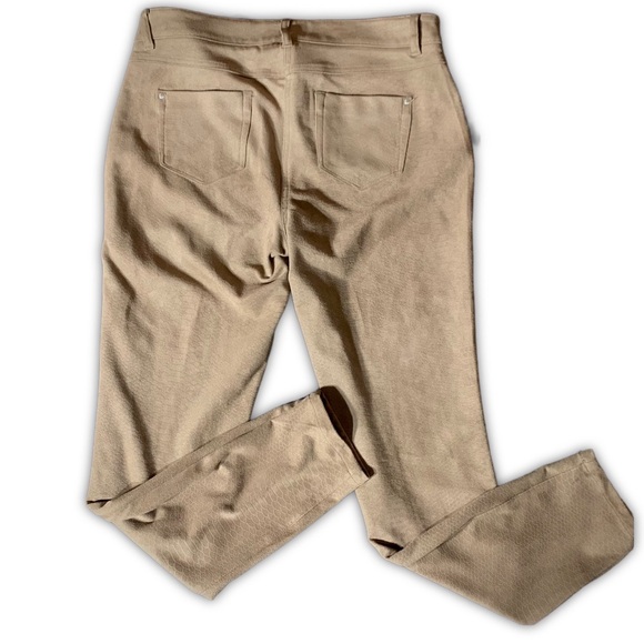Artisan NY Faux Suede Patterned Skinny Pants - Picture 2 of 4